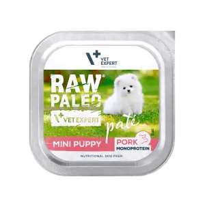 Raw Paleo Pork Pate Mini Puppy Alu Tray - 150