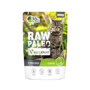 Raw Paleu Sterilised Cat Game - 100g
