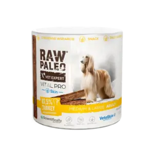 Raw Paleo Vital Pro Skin&Coat Turkey Medium Large - 100 g