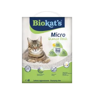 Biokat's Micro Bianco Fresh Pijesak za Mace - 6 l